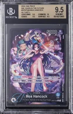 2024 ONE PIECE 500 YEARS IN THE FUTURE ALT ART L #OP07038 BOA HANCOCK BGS 9.5 - Image 1