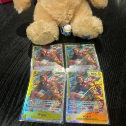 4 X Wyper OP15-114 SR - Adventure on Kami's Island - One Piece TCG - Image 1