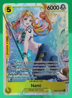 One Piece TCG - Nami EB03-053 SR HEROINES EDITION ENGLISH NM - Image 1