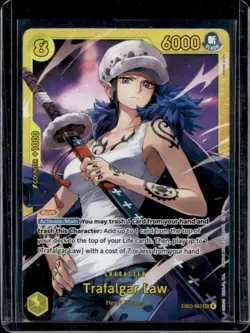 2026 One Piece Heroines Edition Trafalgar Law Secret Rare #EB03-062 - Image 1