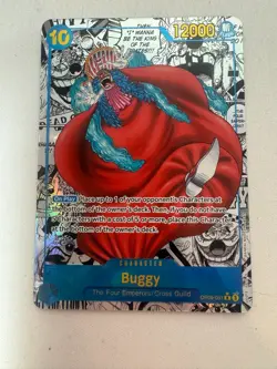 Buggy Manga English Alt Art OP09-051 Emperors in the New World NM One Piece - Image 3