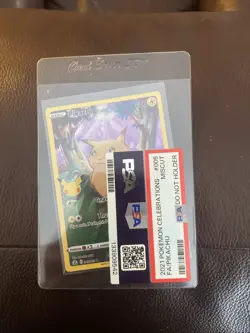 Pikachu 005/025 Celebrations 2021 Stamp MISCUT PSA ERROR #005 Pokemon Card RARE - Image 1