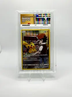 Pikachu 241/236 Cosmic Eclipse Secret Rare Pokemon Card Ace 9 Graded - Image 1