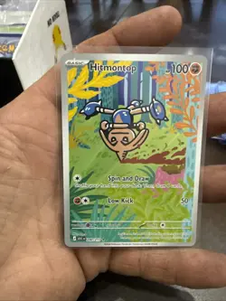 Hitmontop 240/217 Illustration Rare IR Holo Ascended Heroes Pokemon TCG Card - Image 1