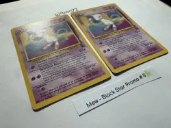 Pokemon - Mew Black Star Promo 8 - Rare - TWO Cards!!! Never Played NP - Image 2