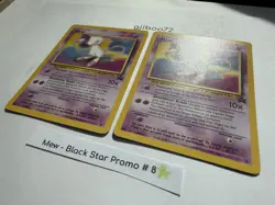 Pokemon - Mew Black Star Promo 8 - Rare - TWO Cards!!! Never Played NP - Image 3