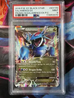 Salamence EX XY170 XY Black Star Promo Holo Card PSA 9 Low Pop - Image 1