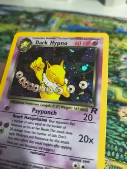 Pokemon Dark Hypno TCG Holo Rare Card 9/82 Nm/Lp - Image 3