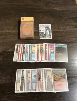 MTG Magic Revised Edition Opened Starter Deck Incomplete, Unplayed NM-Mint Cards - Image 1
