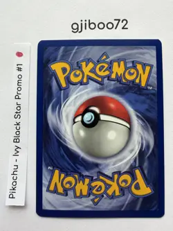 Pokemon IVY Pikachu Black Star 1 - League Promo Exclusive WotC - 1999 Card NM NP - Image 4