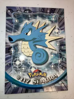 Seadra Pokemon 2000 Topps Card Blue Logo - Image 1