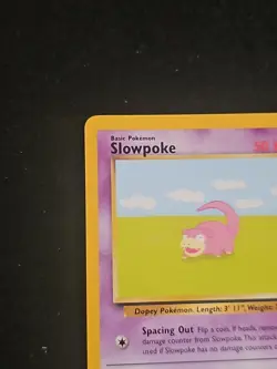 1999 Pokemon TCG Fossil Set Slowpoke Common Card 55/62 - Image 2