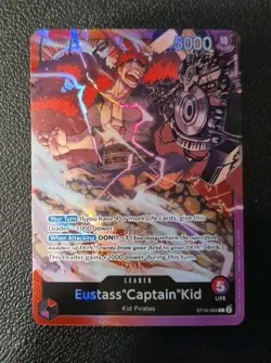 ST10-003 Eustass “Captain” Kid Leader The Three Captains One Piece Card Game ccg - Image 1