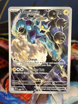 Pokemon TCG Thunderous Black Bolt ETB Full Art Promo Card 209 - Image 1