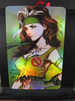 Rogue Anna-Marie Marvel Art Card Rare Holo Collectible Comic Character X-Men - Image 1