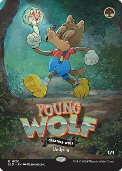 Young Wolf - Near Mint MTG Secret Lair - Image 1