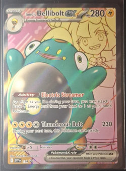 Pokemon TCG Iono's Bellibolt EX Holo Lot 2 Cards 194 promo, 172/159 - Image 1