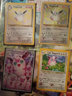 Pokemon Wigglytuff 4 Card Lot - Image 1