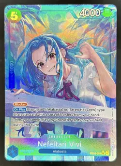 2026 One Piece Heroines Edition Nefeltari Vivi Special Card #EB03-024 - Image 1