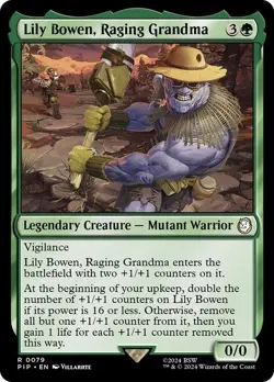 Lily Bowen, Raging Grandma [Universes Beyond: Fallout] MTG - Image 1