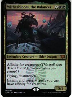 Secrets of Strixhaven #245 Witherbloom, the Balancer - FOIL - Image 1