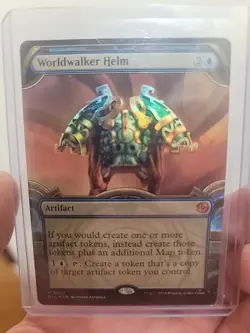 Worldwalker Helm (Showcase) Outlaws of Thunder Junction: the Big Score Foil - Image 1