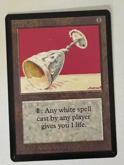 Magic the Gathering MTG Beta Ivory Cup NM (Beta Bob) - Image 1