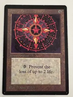 Magic the Gathering MTG Beta Conservator LP+ (Beta Bob) - Image 1