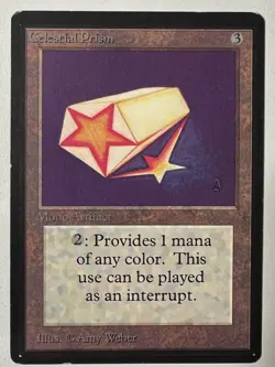 Magic the Gathering MTG Beta Celestial Prism LP (Beta Bob) - Image 1