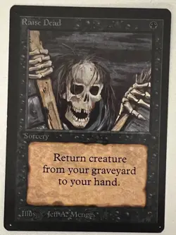 Magic the Gathering MTG Beta Raise Dead NM (Beta Bob) - Image 1