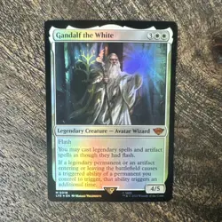Wizards of the Coast MTG Gandalf the White Foil Mythic LOTR #0019 EN 2023 - Image 1