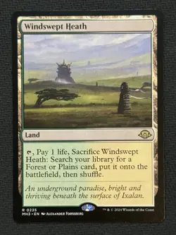 MTG Windswept Heath Normal NM Modern Horizons 3 Magic 235 - Image 1