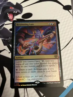 Magic: The Gathering Resonating Lute Strixhaven 0221 Rare Artifact Foil ENG - Image 1