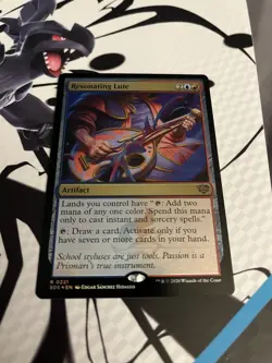 Magic: The Gathering Resonating Lute Strixhaven 0221 Rare Artifact Foil ENG - Image 2