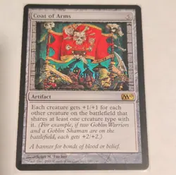Coat of Arms MTG Core Set 2010 M10 #207/249 Rare Artifact Regular EN - LP - Image 1