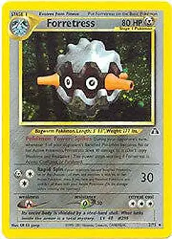 Pokemon Neo Discovery 2/75 Forretress Holofoil Card - Image 1