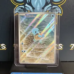 Pokemon Squirtle 170/165 SV Scarlet & Violet 151 IR Full Art Holo English - Image 1