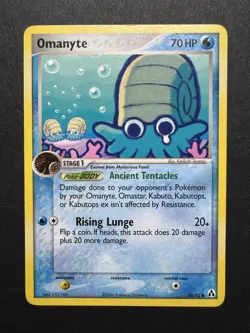 Omanyte 60/92 Legend Maker Pokemon Card - Image 1
