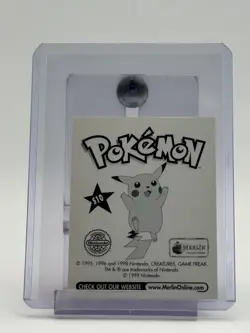 PSYDUCK 1999 MERLIN POKEMON STICKER #S10 SPARKLE PRISM HOLO B Q6233 - Image 2