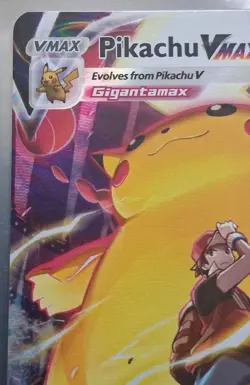 Pokemon TCG Pikachu VMAX SWSH062 Promo Holo 310 HP G-Max Volt Tackle - Image 2