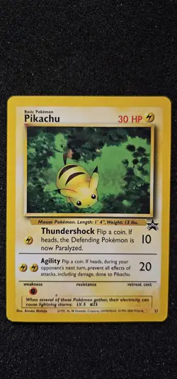 Pokemon Pikachu TCG Black Star Promos Card 27 Regular - Image 1