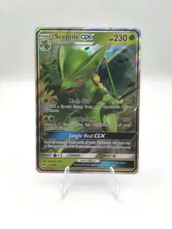 Sceptile GX 22/214 Holo GX Rare Lost Thunder Pokemon - Image 1