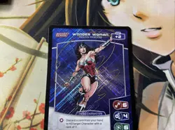 2017 PANINI Meta X DC Justice League R107-JL WONDER WOMAN HOLO Trading Card - Image 5