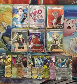 Pokemon Card Lot Full Art Alt Art Fire Flashfire Pokemon Center Lady - Image 1