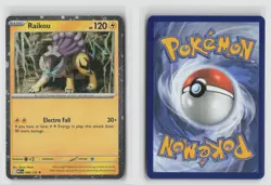 Raikou #048/132 Me01 Mega Evolution Promo Cosmos Holo Pokemon TCG NM - Image 3