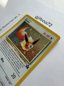 Pokemon - Eevee Black Star Promo 11 Holo - Rare - 1999-2000 WoTC - Never Played - Image 3