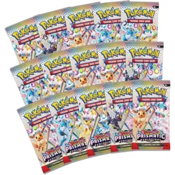 Pokemon Scarlet & Violet Prismatic Evolutions Super-Prem. Coll. 4 Box Case #AP - Image 4