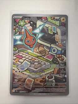 Rotom 197/182 Holo Illustration Rare Destined Rivals Pokemon Card - Image 1
