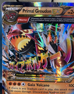 Pokemon TCG: Primal Groudon EX 86/160 (Omega) XY Primal Clash Holo - DAMAGED - Image 2