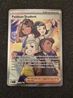 Paldean Student 231/091 - Ultra Rare - NM - Paldean Fates - Pokemon TCG - Image 1